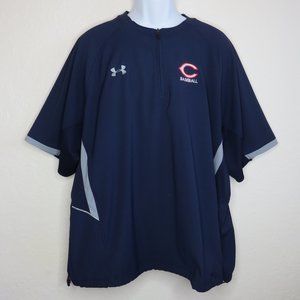 Under Armour* Men's One Shoulder Seam 1/4 Front Zip Pullover Shirt~ Size XL‎